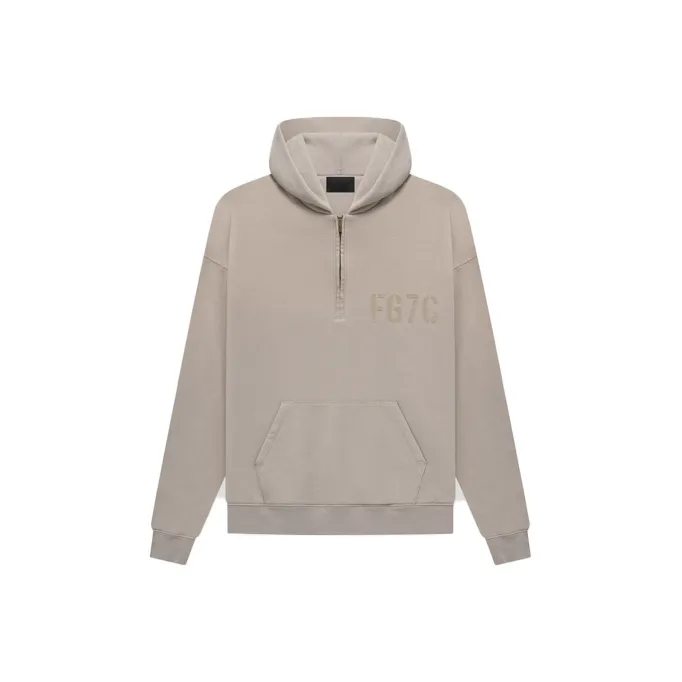 Fear Of God Seventh Collection Long Sleeve Half Zip Hoodie-0
