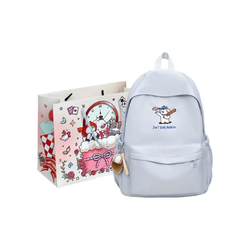 MOM'S HELPER Nylon Backpack Large Size Women's Multicolor-8