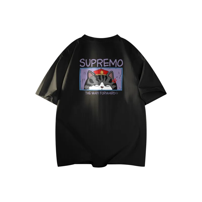 Supremo Cat T Shirts Unisex-0