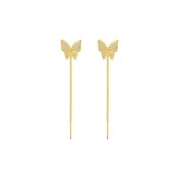 Fan Xing As Season S925 Silver Drop Earrings Women's