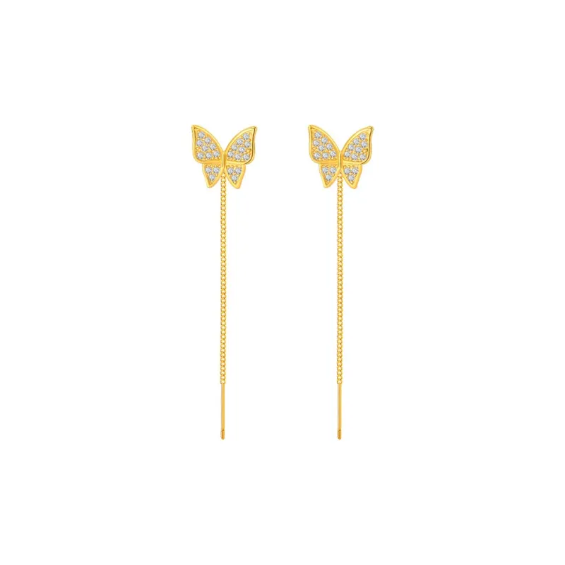 Fan Xing As Season S925 Silver Drop Earrings Women's-0