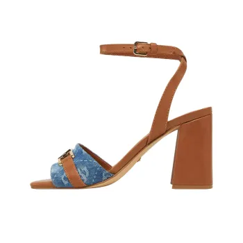 GUESS One Strap Sandals Women's Brown