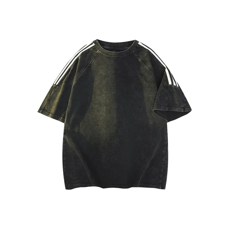 HDPV T Shirt Unisex Washed Black-0
