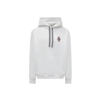 Marcelo Burlon County Of Milan Cross Motif Embroidered Hoodie