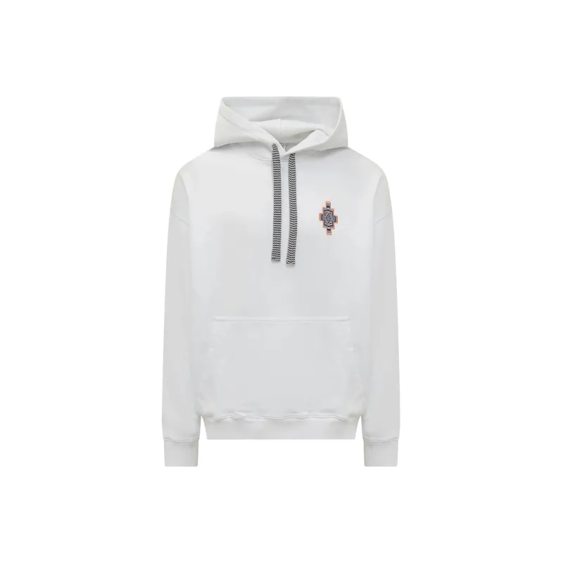 Marcelo Burlon County Of Milan Cross Motif Embroidered Hoodie-0