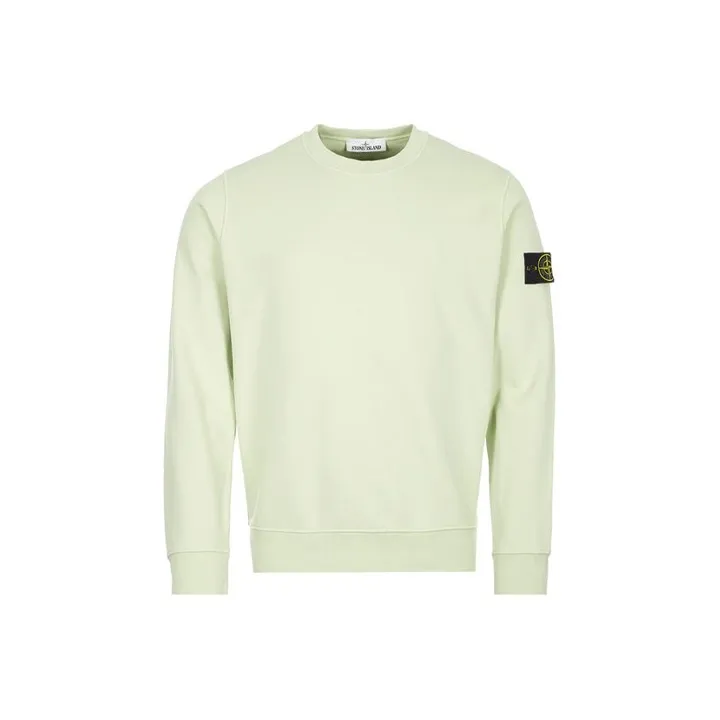 STONE ISLAND Sweatshirts Men Light Green-0