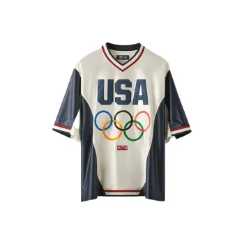 KITH Team Usa Faille Jersey Warmup Shirt