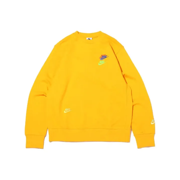 Nike Sweatshirts Men Yellow-0