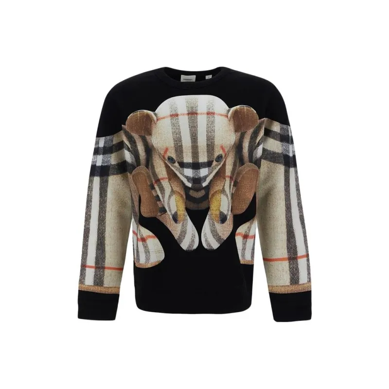 Burberry Sweatshirts Men Black-0