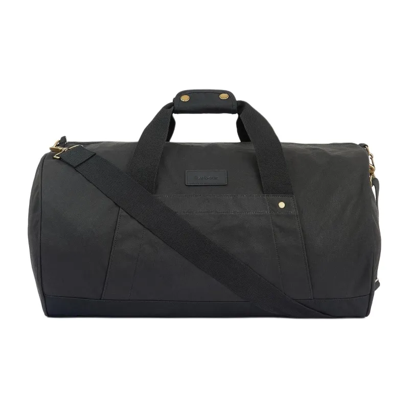 BARBOUR 100% Cotton Travel Bag Men's Black-0