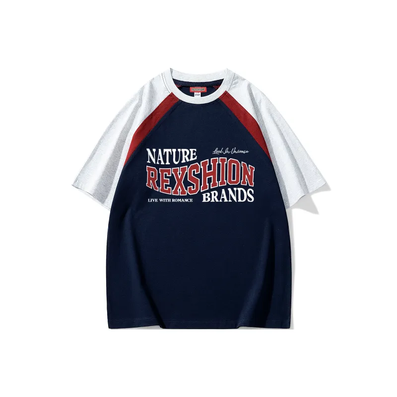 REXSHION T Shirt Unisex Navy Blue-0