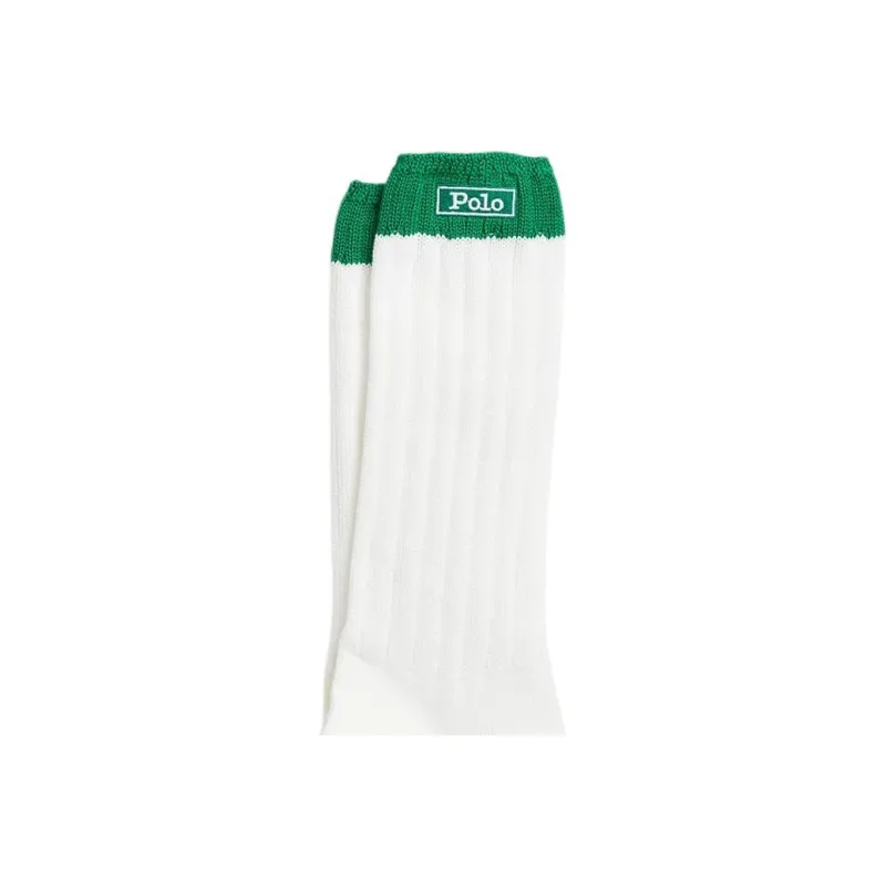 Polo Ralph Lauren SS24 Knee-High Socks Men's 1 Pack Green-1