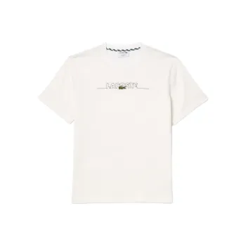 LACOSTE Logo embroidered T shirt
