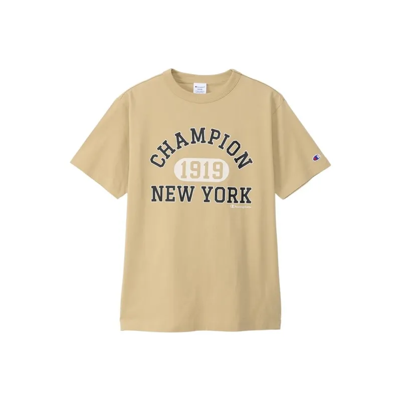 Champion T-Shirts Unisex Beige-0