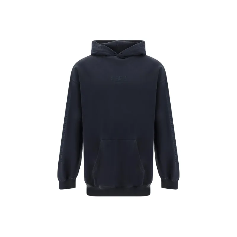 Balenciaga Bb Logo Long Sleeved Hoodie-0