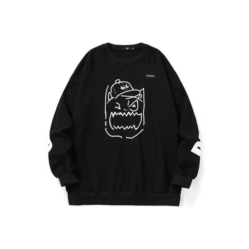 Bt Crew Neck Loose Fit Regular Sweatshirt Unisex-0