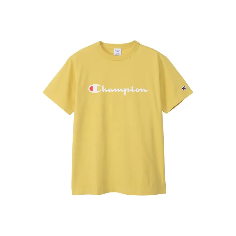 Champion T-Shirt Unisex Vintage Yellow-0