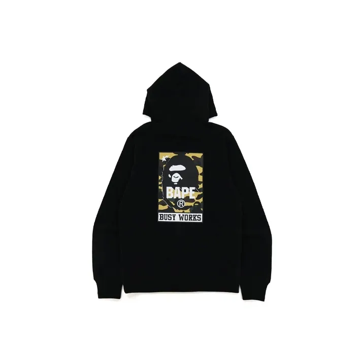 Bape Busy Works Pullover Hoodie-0