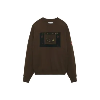 Cav Empt Sweatshirts Unisex Dark Brown