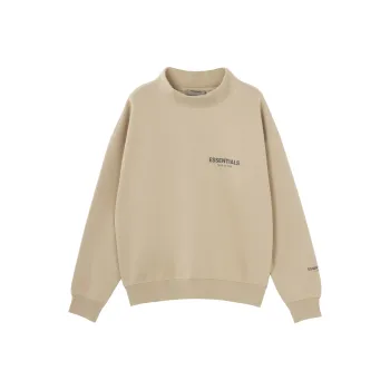 Fear Of God Essentials Ssense Exclusive Mock Neck Sweatshirt