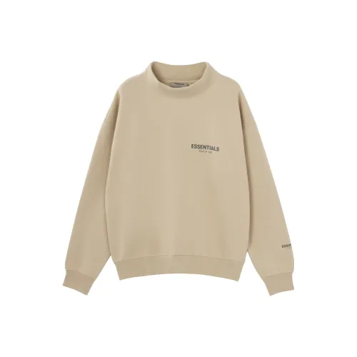 Fear Of God Essentials Ssense Exclusive Mock Neck Sweatshirt