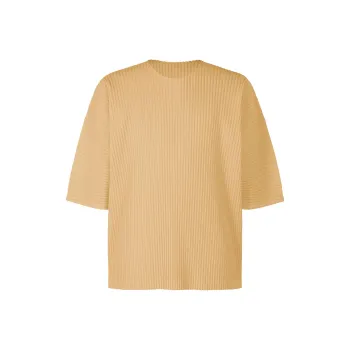 Homme Plissé Issey Miyake SS24 T Shirt Men's Beige