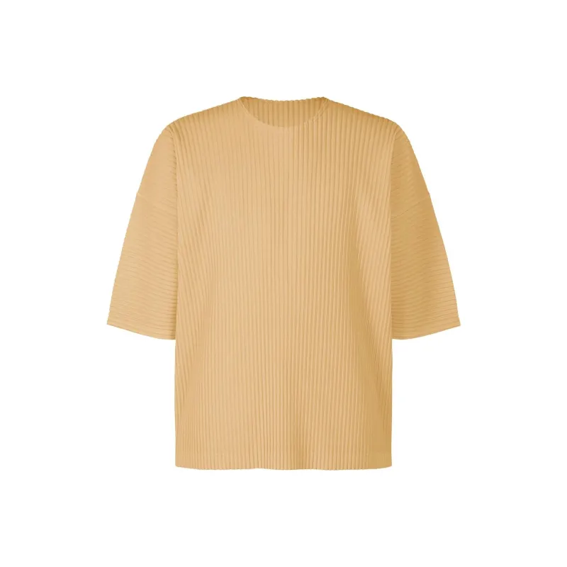 Homme Plissé Issey Miyake SS24 T Shirt Men's Beige-0