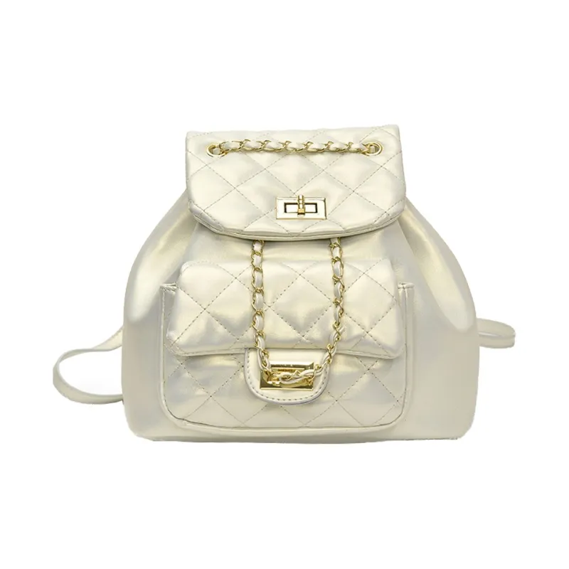 XIANGSU PU Backpack Women's White/Black/Red/Pink-6