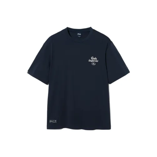 FILA T Shirt Unisex Dark Marine Blue