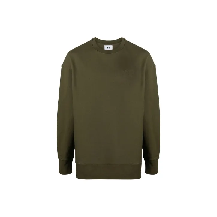 Y 3 Sweatshirts Men Green-0