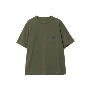 Needles SS25 T Shirt Unisex Green