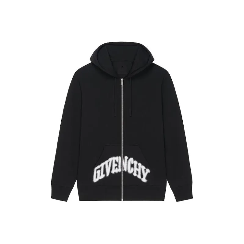 Givenchy Rhinestone embellished Logo print Hoodie-0