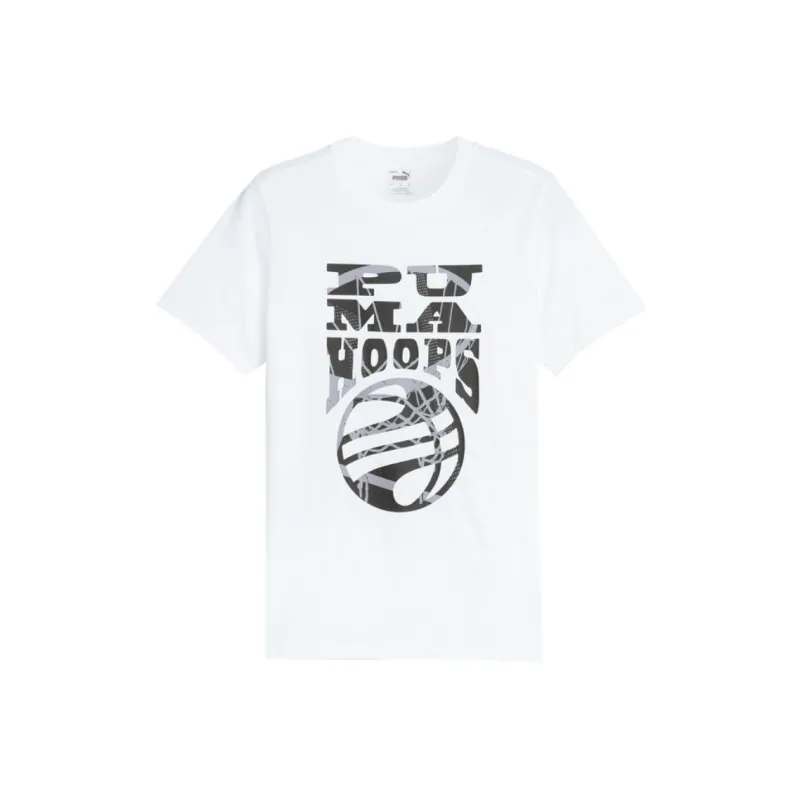 PUMA THE HOOPER T Shirt Men's White-0