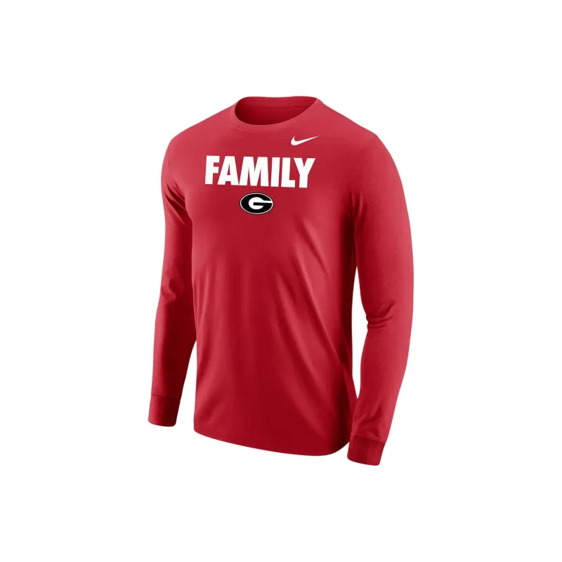 Nike Georgia Men's Nike College Long-Sleeve T-Shirt-0