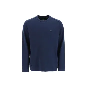 HUGO BOSS Salbo Curved Logo print Sweatshirt