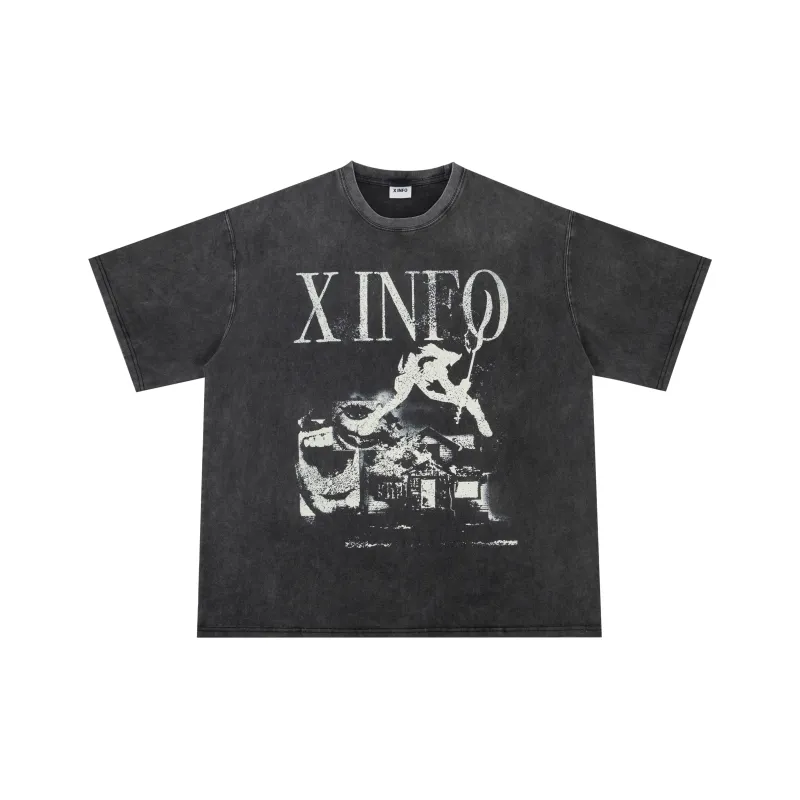 X INFO STUDIO T Shirt Unisex Black-0