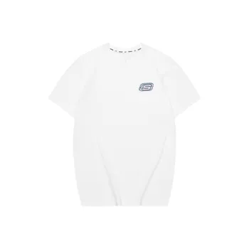 Skechers T Shirt Unisex Bright White