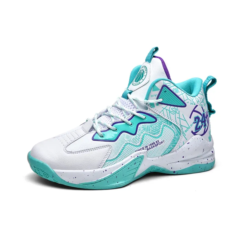 TONYBEAR Mid Top Basketball Shoes Unisex-5
