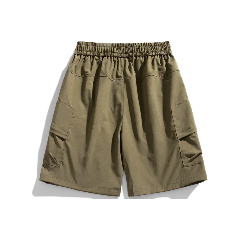 Warrior Huichao Riding The Wind Collection Cargo Shorts Unisex Purple-26