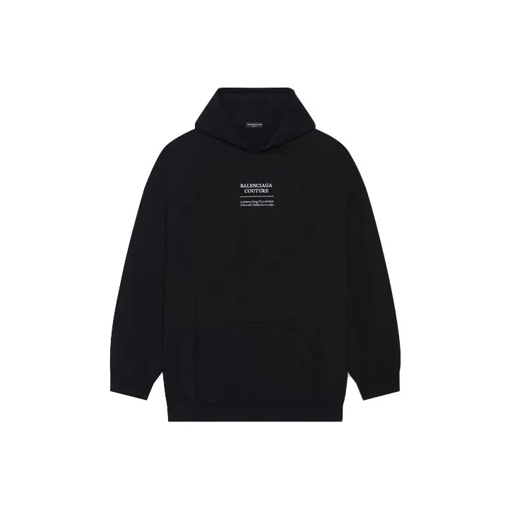Balenciaga FW21 Sweatshirt Men's Black-0