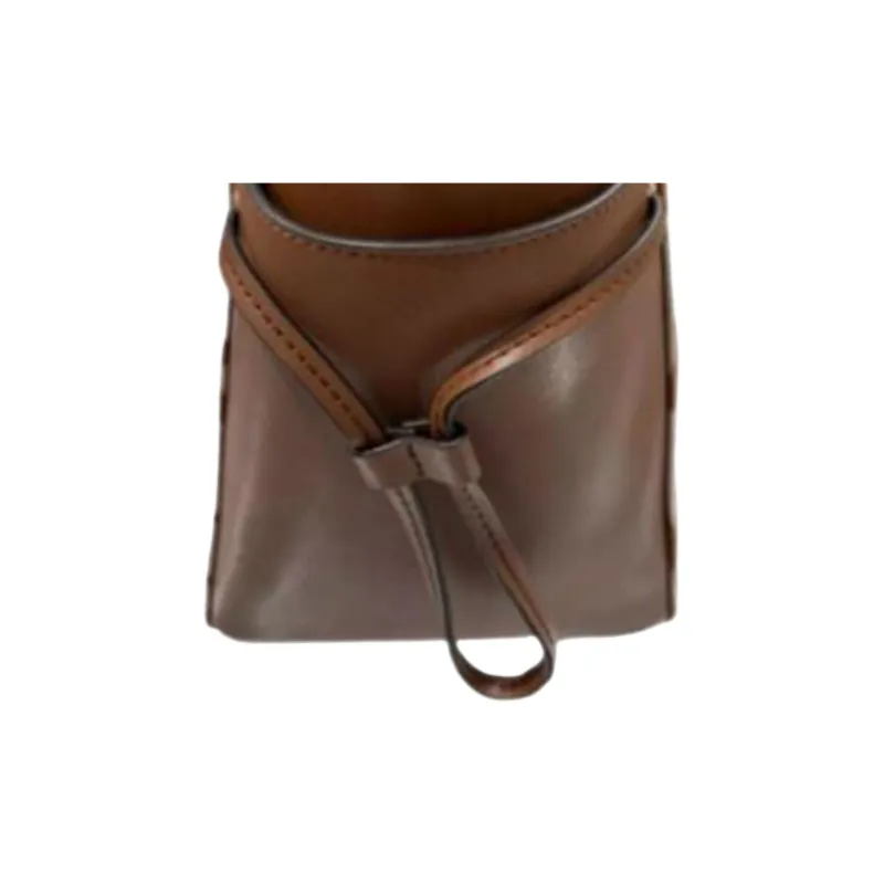 MICHAEL KORS Gilly Canvas Tote Bag Shopping Bag Handbag Large Size Women's Leather Brown-4