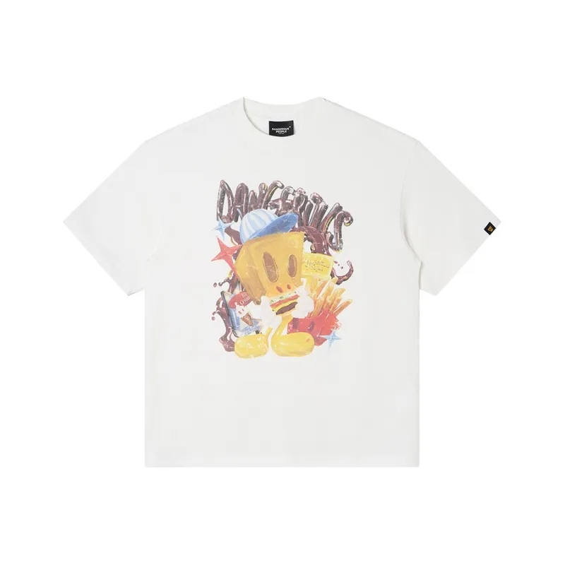 DANGEROUSPEOPLE T Shirt Unisex Ecru-0