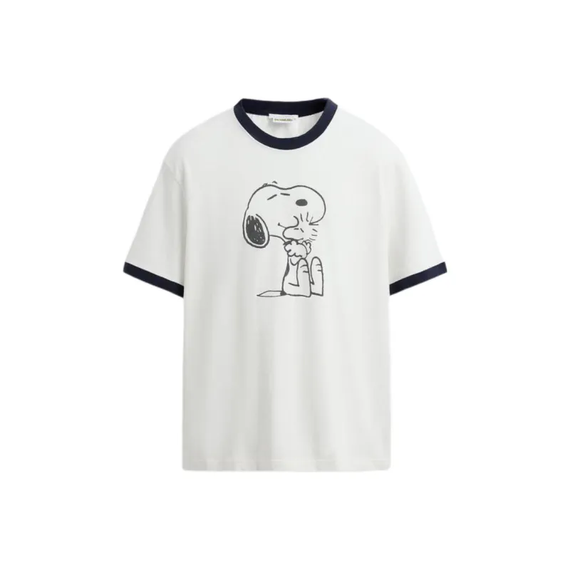 ZARA T Shirt Men's Frosted White-0