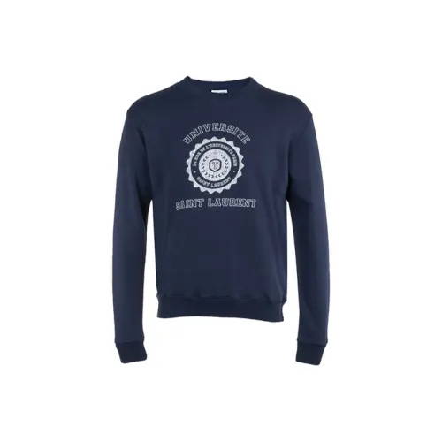 SAINT LAURENT Sweatshirt Men's Navy Blue