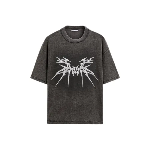 ZARA T Shirts Men Coal Gray