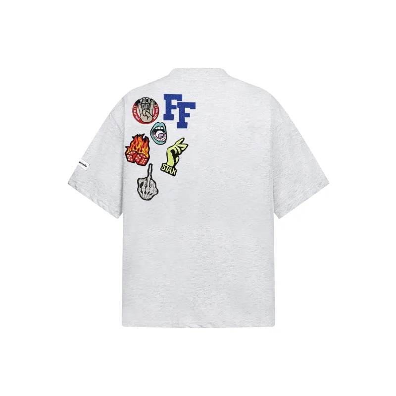 FOASIS Regular T Shirt Unisex White-1