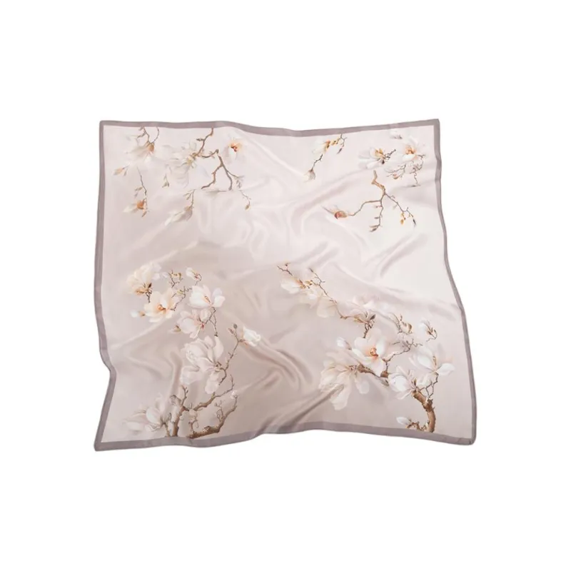 H YXIANG Silk Scarves Women's-0