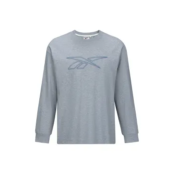 Reebok T Shirt Unisex Light Heather Gray