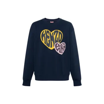 KENZO Logo Printed Long Sleeved T Shirt