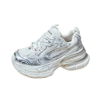 Ruomini Anti Slip Wear Resistant Breathable Lightweight Height Increasing Low Top Chunky Sneakers Women's